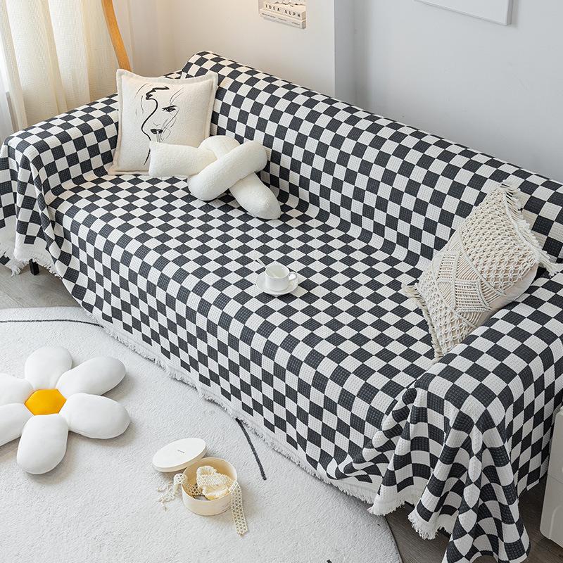 Sofa Cover Cloth Four Seasons Universal Anti-Scratching Living Room Sofa Cover Cover Cloth Simple Modern Universal Cover Blanket