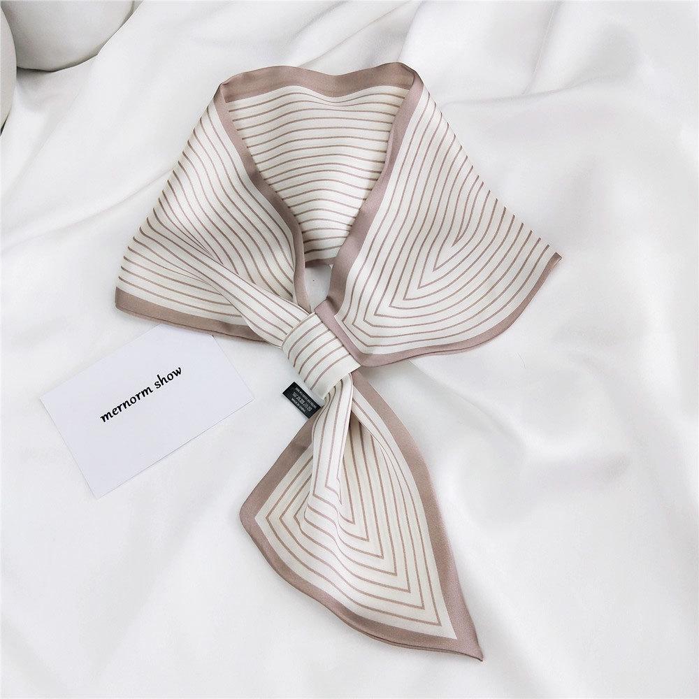 Nové šatky Hodvábne šatky Dámska jarná a jesenná sezóna Dlhé dekoratívne profesionálne šatky Letné tenké štýly spárované s košeľami Štýlové