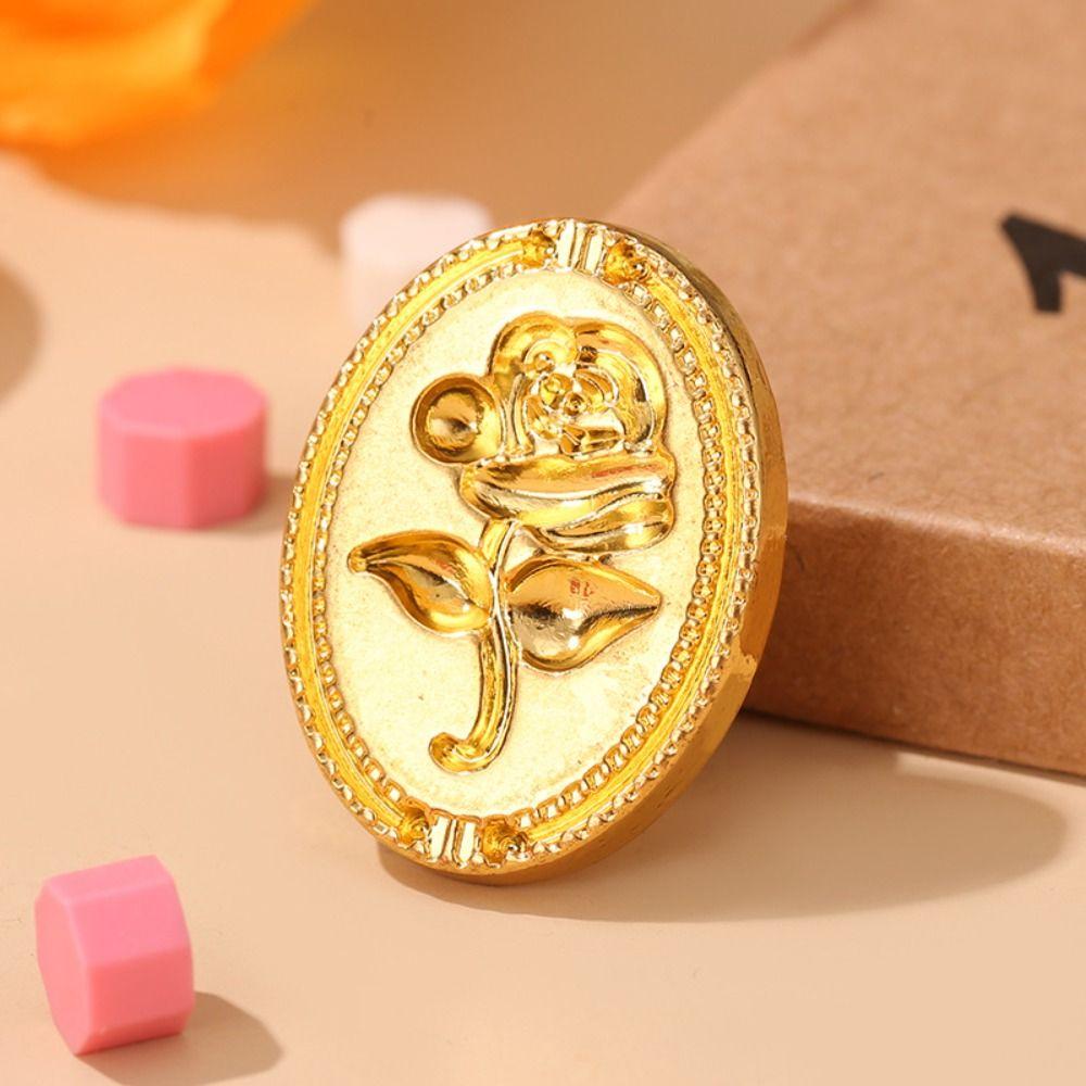 DIY Tool Retro Sealing Wax Stamp Head Wax Seal Stamp Polyshaped Head Embossing Decor