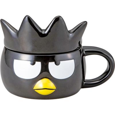 Sanrio 3D Mug with 12 X Mug with Birthday San4555 "Bad Badtz-Maru" Lid, Approx. 300ml, Approx. 12cm, Tableware, Collectibles, Lid, Gift,