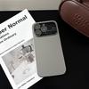 Neue AG mattierte Handyhülle für iPhone 17 Air 16 15 14 13 Pro Max Großes Fenster Glas Linsenschutz Stoßfest Hartschalenabdeckung