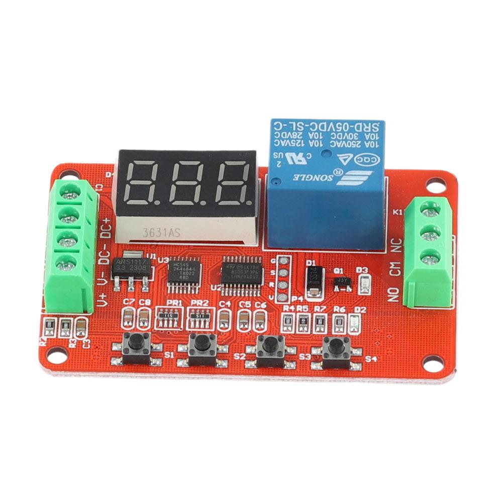 DVB01 Digital Display Window Voltage Comparator DC 5V 12V 24V Voltage Measurement Charge Discharge Monitor Protection Module