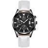 Popular Men Leather Watch with Calendar Luminous Function Watch Fashion Quartz Wristwatches Watches for Men Relogio Masculino