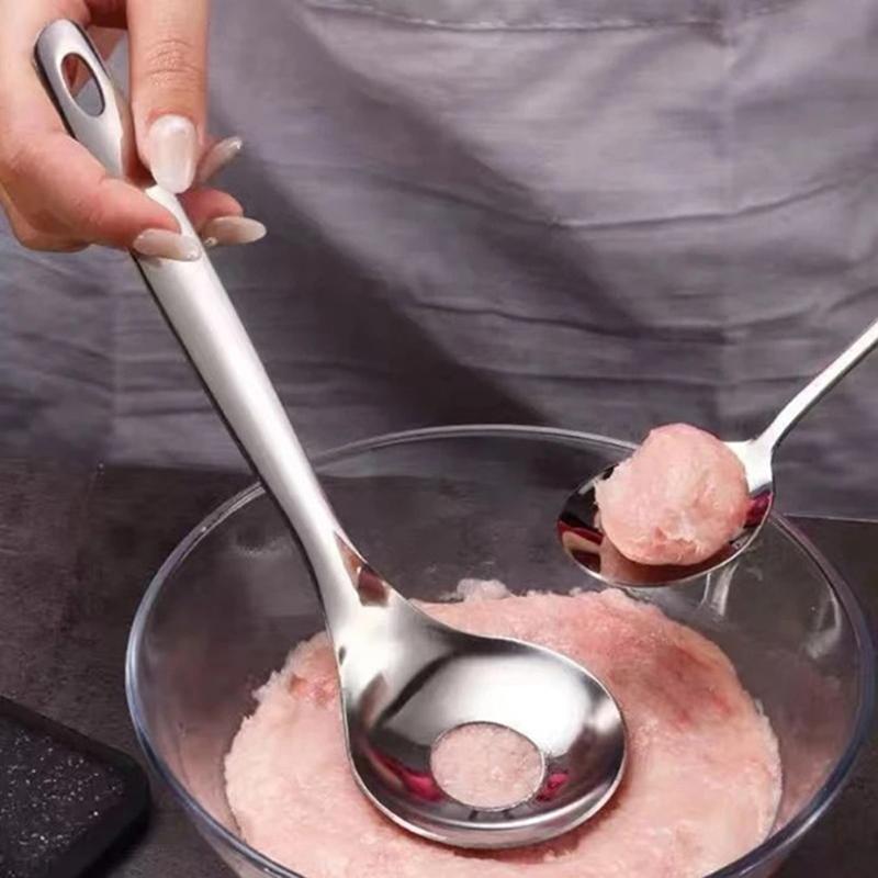 Łyżka do klopsików ze stali nierdzewnej, łyżka do klopsików, nieprzywierająca maszyna do robienia klopsików