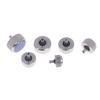 Hot Sale 2PCS Silver Color Steel Watch Crown 4.5mm To 7mm Head Diameter With Long Post For Watch Crowns Repair