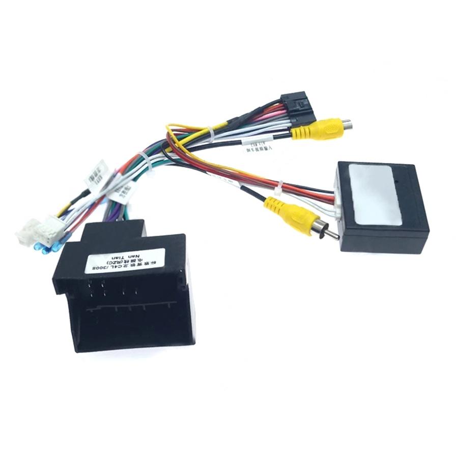 Car Android Radio Wiring Harness w/ Canbus for Peugeot 408 3008 Citroen C