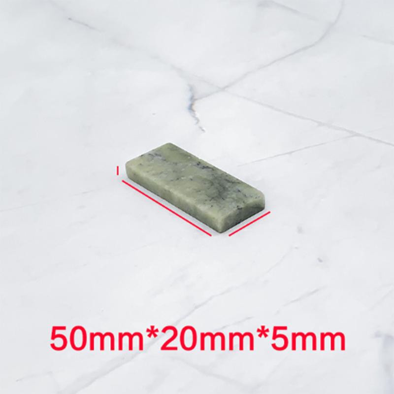 

Натуральный зеленый агат точильный камень Водный камень Тонкая заточка Полировка Бритвенный брусок Точилка для кухонных ножей Инструмент для хонингования 10000 Грит As Shown