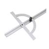 Woodworking Protractor Carbon Steel High Accuracy Easy Read Portable Adjustable Angle Ruler 150 X