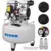 Verticale Air Compressor 6,6 Gallon Ultra Stil Olievrije Air Compressor 30L Tank Stille Air Compressor 850W Olievrije Compressor Laag geluidsniveau