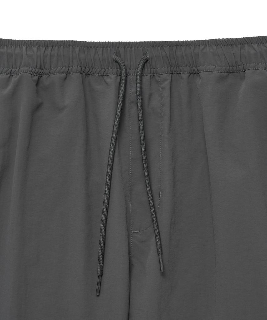 YALE Nylon Half Beach Shorts Charcoal
