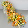 Uflower 5D Artificial Flower Wall Green Plant Backdrop for Wedding Event Party Props Floral Window Display