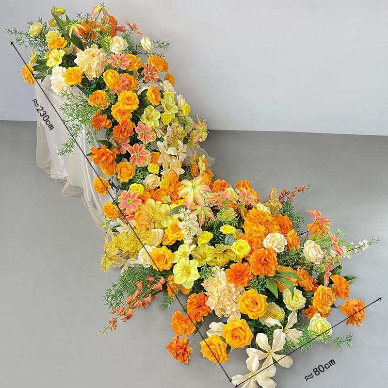 Uflower 5D Artificial Flower Wall Green Plant Backdrop for Wedding Event Party Props Floral Window Display