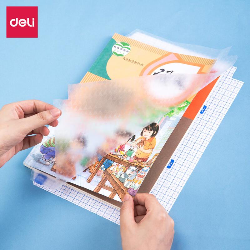 Deli Self-Adhesive Frosted Book Covers
