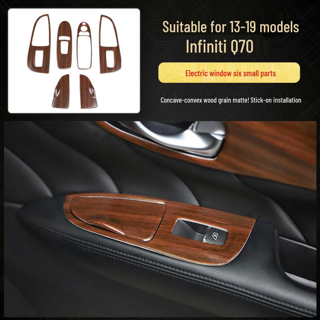 Infiniti Q70 Carbon Fiber Interior Modification: Shift Lever, Navigation, Door Trim