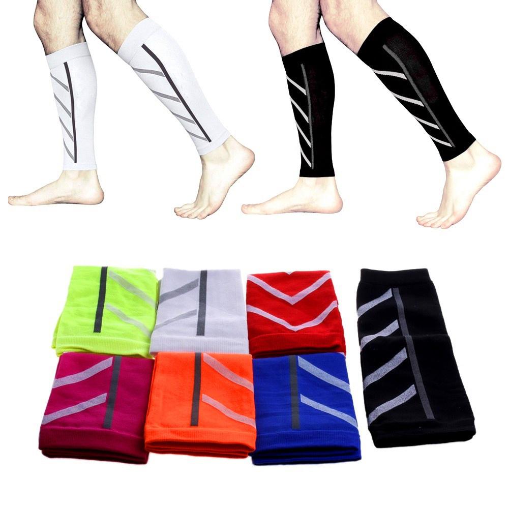 

1Пара Икроножная поддержка Градуированная компрессия ноги Рукав Спортивные носки Упражнения на открытом воздухе