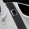 2Pcs Interior Door Panel Trim Carbon Fiber For C-Class W204 2007-2013