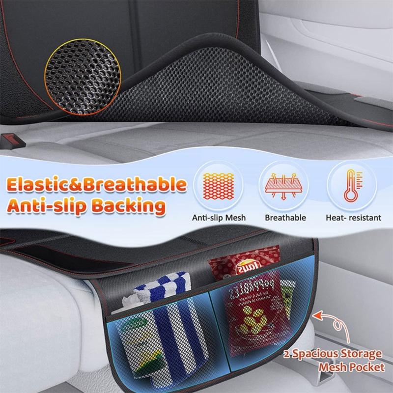 Protecții pentru scaunul de mașină pentru scaunul de siguranță pentru copii, protecții de covoraș pentru murdărie și zgârieturi pe scaunul de mașină, protecție pentru husa scaunului
