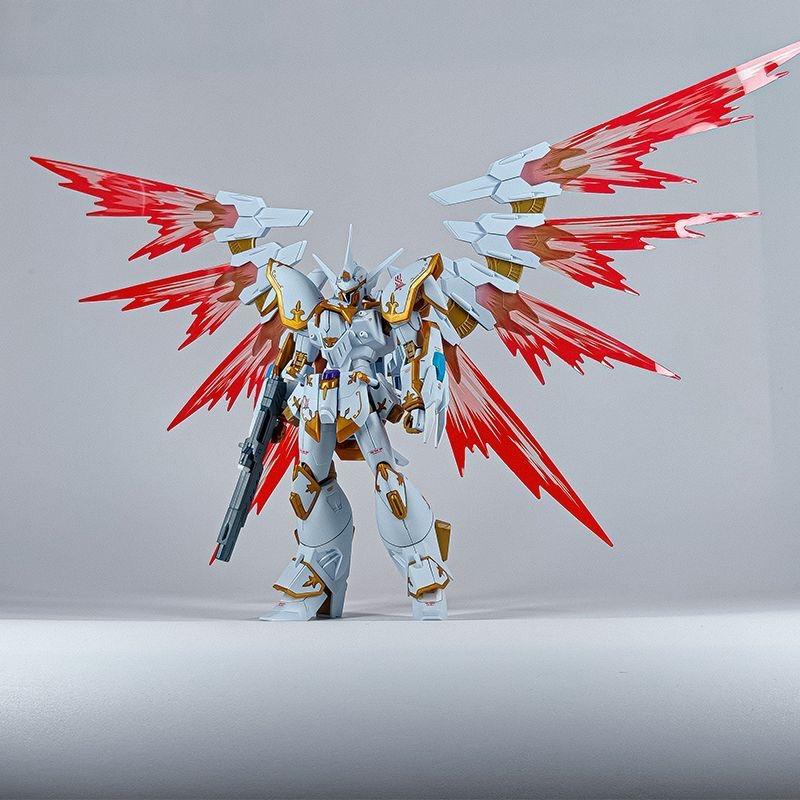 Hg 1/144 Seed Freedom Black Knight Squad With Light Wings Water Sticker Action Figures Assembled Model Kit Collectible Toys Gift