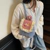 Korean Lace Plaid Backpack 2025 New Niche Design Fluffy Ruffle Edge Mini Cherry Plaid Backpack