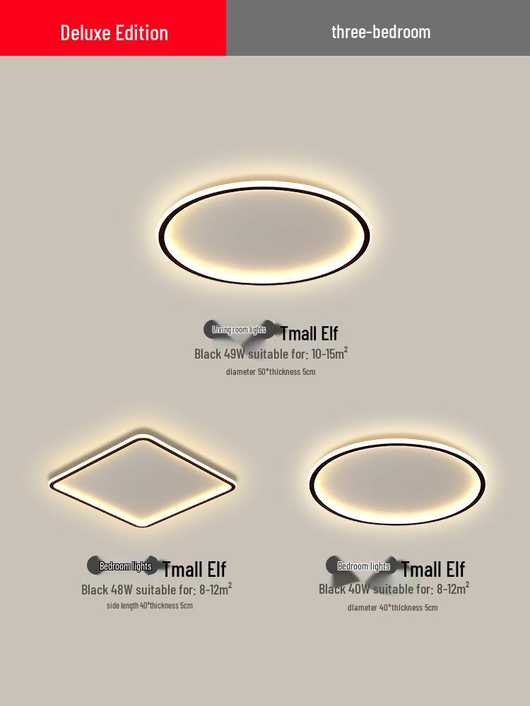 2025 Modern LED Ceiling Light with Remote Control - Minimalist Style for Master Bedroom & Living Room