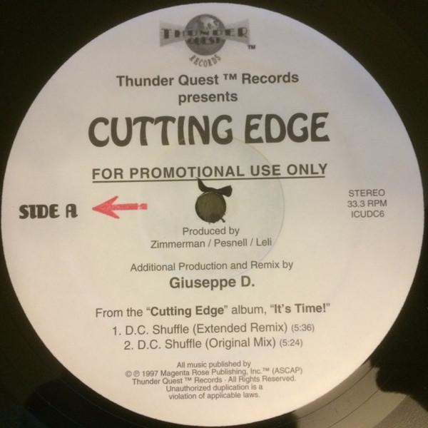 

12inch Record CUTTING EDGE D.C. Shuffle ICUDC6 Thunder Quest R 1997 US Pop Used