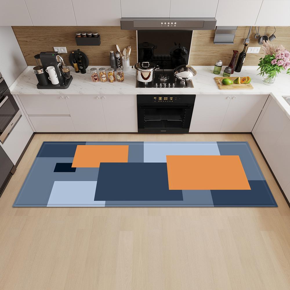 Kitchen Mat Porch Door Mat Bedroom Long Carpet Home Balcony Bathroom Non-slip Floor Living Room Carpet