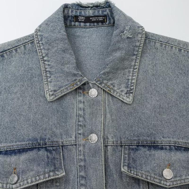 New Autumn Women's Casual Loose Denim Jacket - European & American Street Fashion