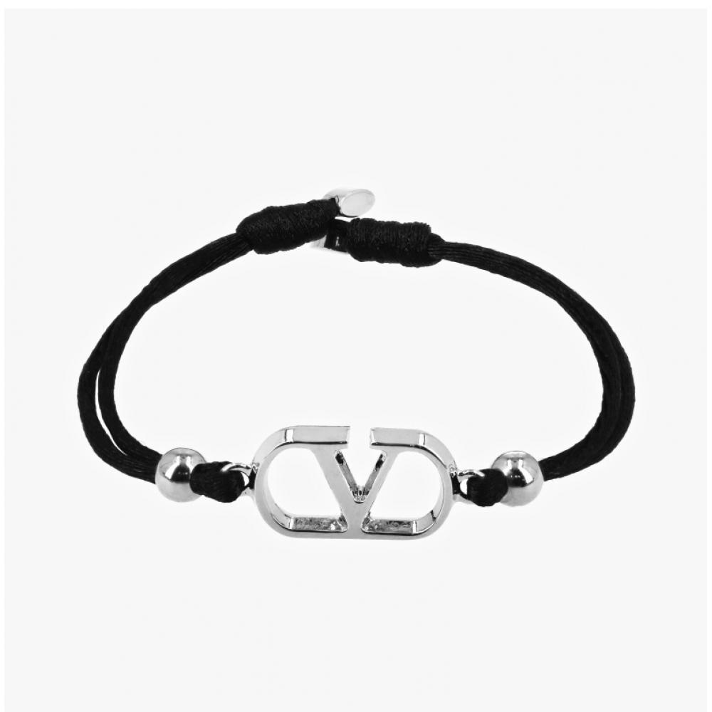 Valentino V Logo Bavlněný Náramek 8y2j0x85 Kaz 0no