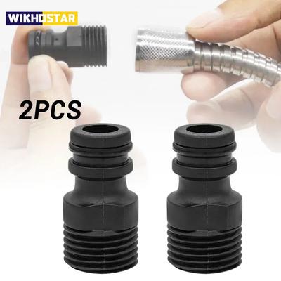 2/20 STÜCKE 1/2" BSP Gewindeadapter, Schnellkupplungen für Gartenschlauch, Bewässerungsrohrfittings für Hausgartenbau