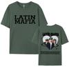 Rock Band Latin Mafia Mexico Tour 2025 Merch Tee Shirt for Men Women Fashion Gothic Pop Music Tshirt Casual 100 Cotton T Shirt