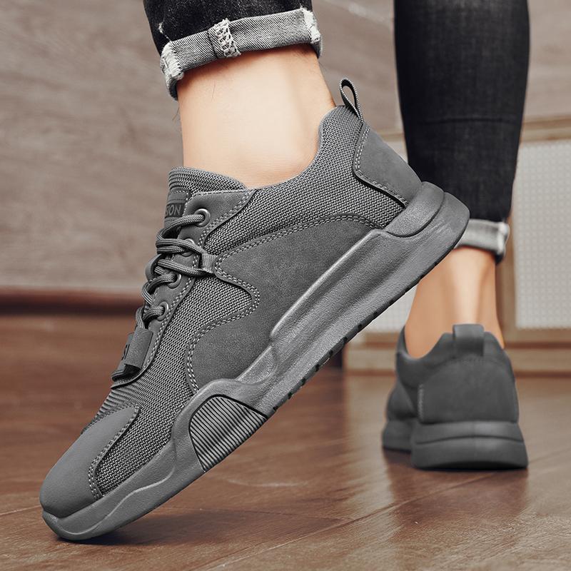 Fashion Men's Sneakers Mesh Fashion Breathable Casual Shoes Men's Slip On Walking Flats Vulcanized Shoes Fashion Men's Shoes