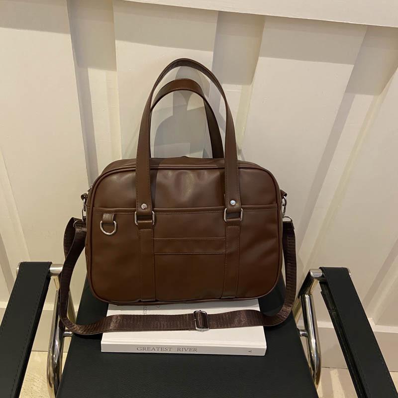 

Large Capacity Tote Bag College Style Travel Uniform Bag Japanese Students Class Shoulder Crossbody Bag Retro Women Handbag