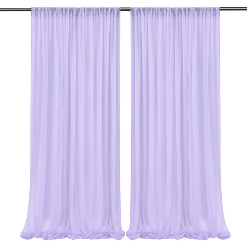 1PC Sage Green Chiffon Backdrop Curtains, Sheer Fabric Backdrop Drapes Drapes for Bridal Shower Wedding Arch Party Decoration