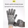 Winter Warm Gloves Double Thickness Blended Finger Gloves Neutral Cold Proof Cycling Gear For Extreme Cold Weather