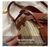 2025 Kelly Bag: Trendy Women's Straw Woven Crossbody for Seaside Vacations and Beach Outings