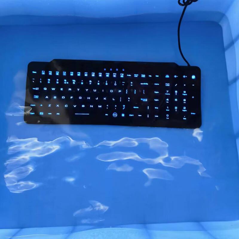 OLOEY 106 IP68 Waterproof Industrial Silicone Keyboard