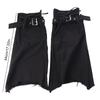 Japanese JK Lolita Y2K Denim Leg Warmers Denim Cloth Long Stockings Cross Trumpet Leg Covers  Women