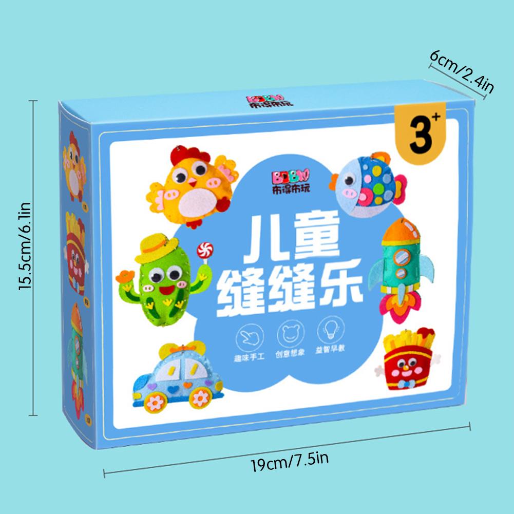DIY Sewing Kit For Kid Portable DIY Felt Sewing Craft Kit Birthday Present