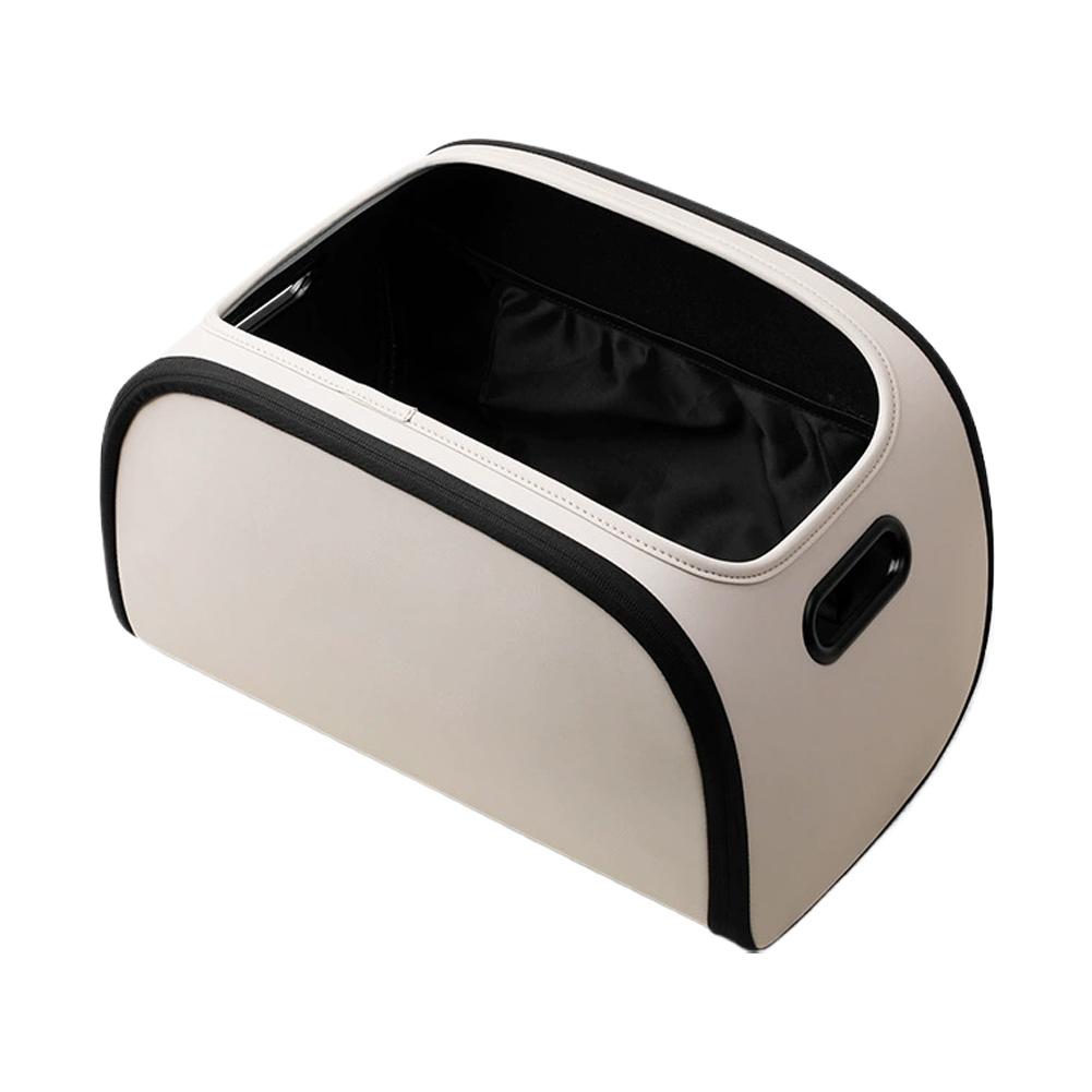 Car Trunk Organizer with Built-in Pocket for Truck SUV RV Sedan Auto Interior Grocery Cargo Travel Road Trip Storage Box Essenti