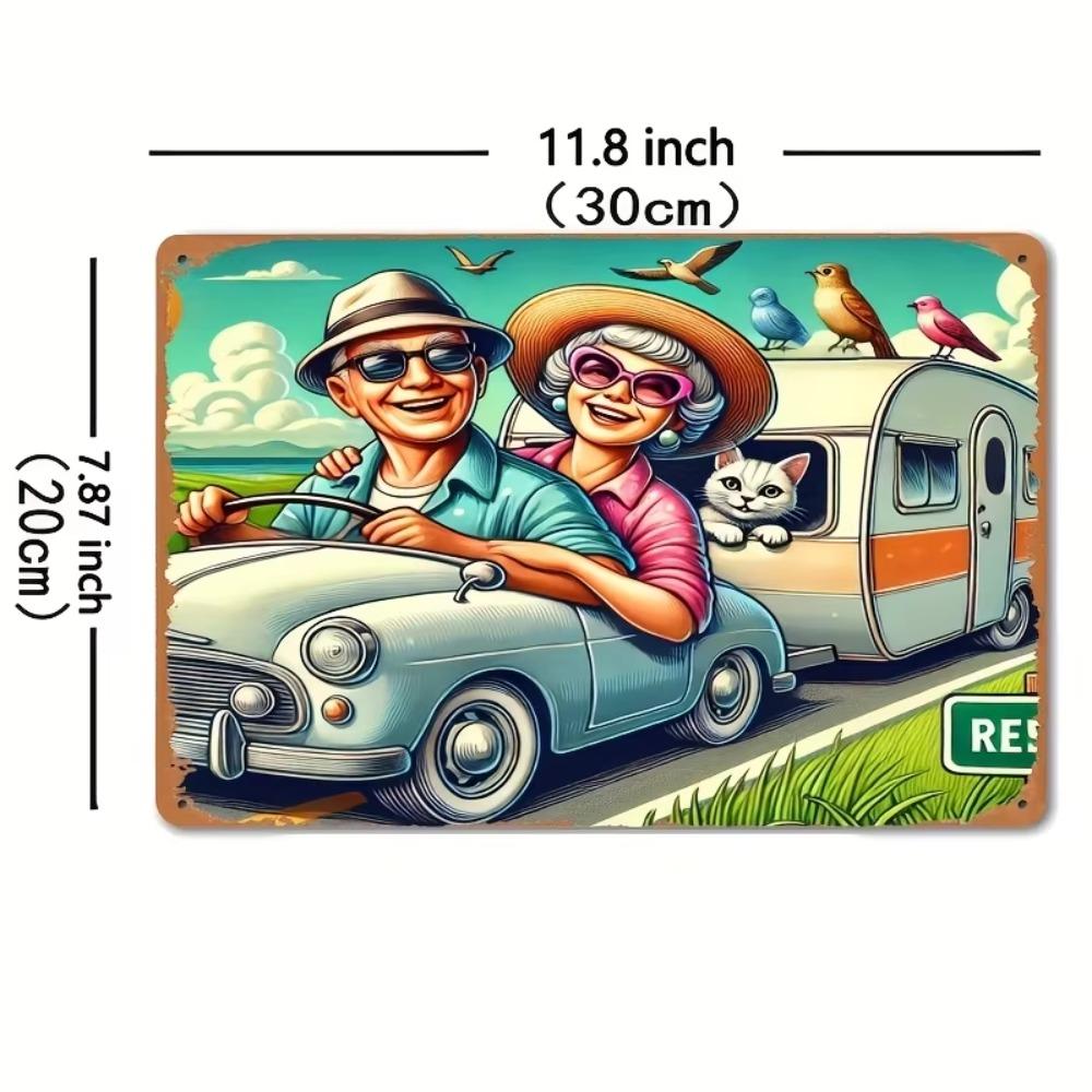 Tin Sign Metal Wall Art RV Kitchen Bar Garage Decor Man Cave Gift Home
