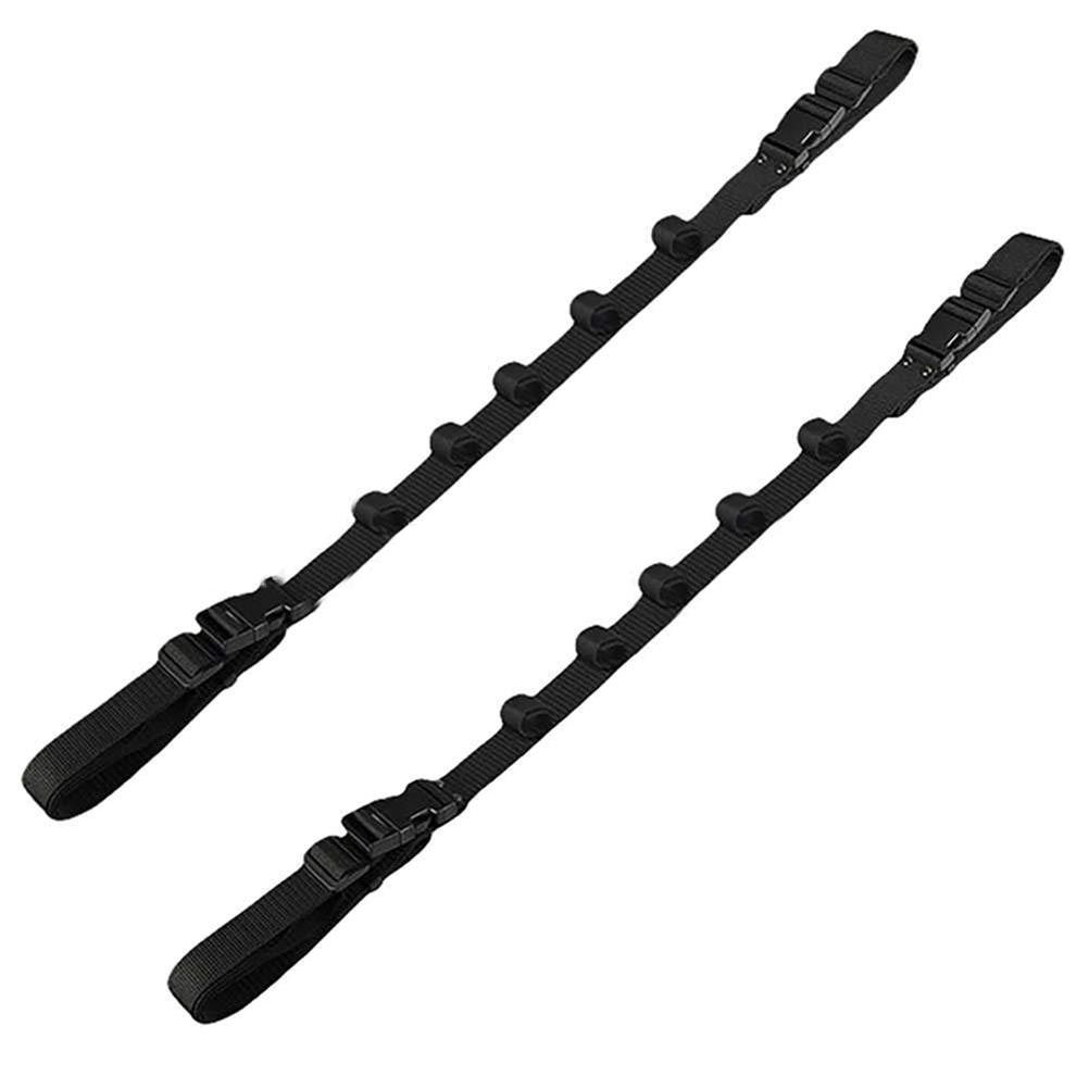 2 pcs Car Fishing Rod Fixing Straps Adjustable Wear Resistant Fishing Rod Holder Belt