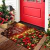 Glittering Beautiful Christmas Tree Floor Mat Entrance Welcome Doormat Bedside Balcony Hallway Christmas Decoration Carpet