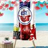 Asciugamano da Spiaggia Stampato FC Hansa Rostock, Asciugamano Grande Morbido Asciugatura Rapida per Spiaggia Campeggio Nuoto