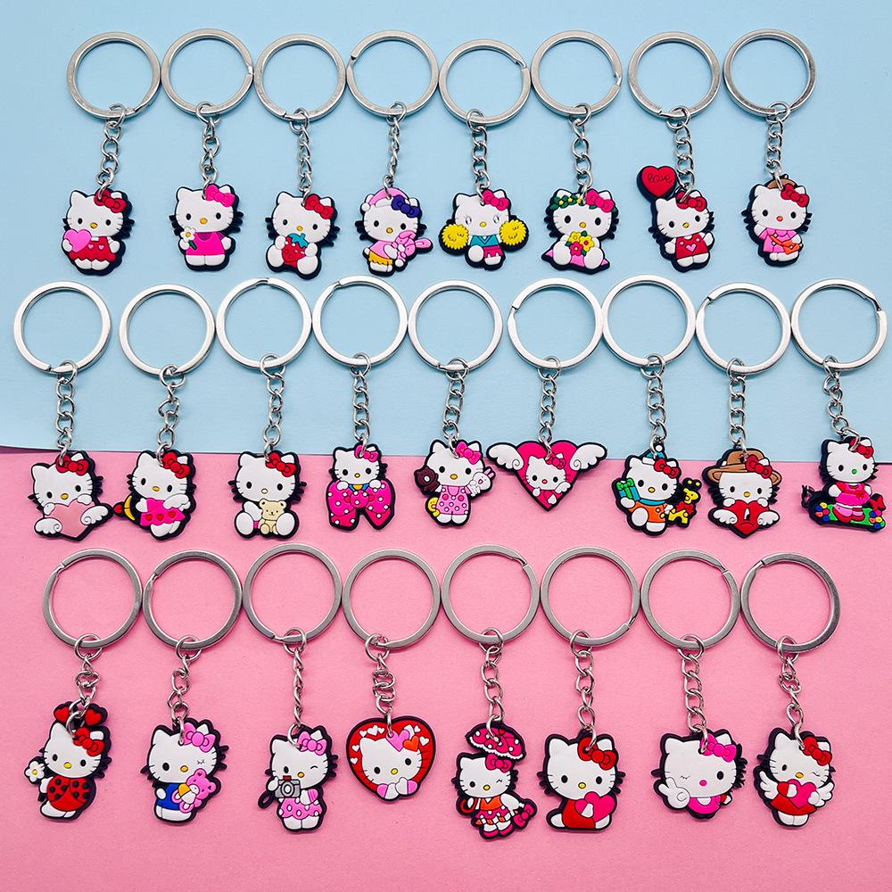 HelloKitty Keychain Soft Rubber Pendant - Small Gift Accessory