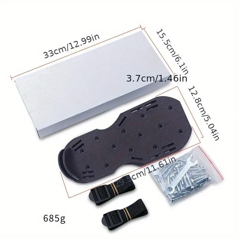 Lawn Aerator Spike Shoes, Heavy Duty Grass Soil Aeration Sandals With Adjustable Straps, Spiked Shoes For Lawn Oxygenation & Epoxy Floor Paint