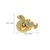 Ceramic Piggy Bank Golden Snake Money Saving Box for Desk