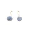 18K Gold-Plated Plush Pearl Zirconia Earrings: Chic Autumn/Winter Fashion Accessories for Women