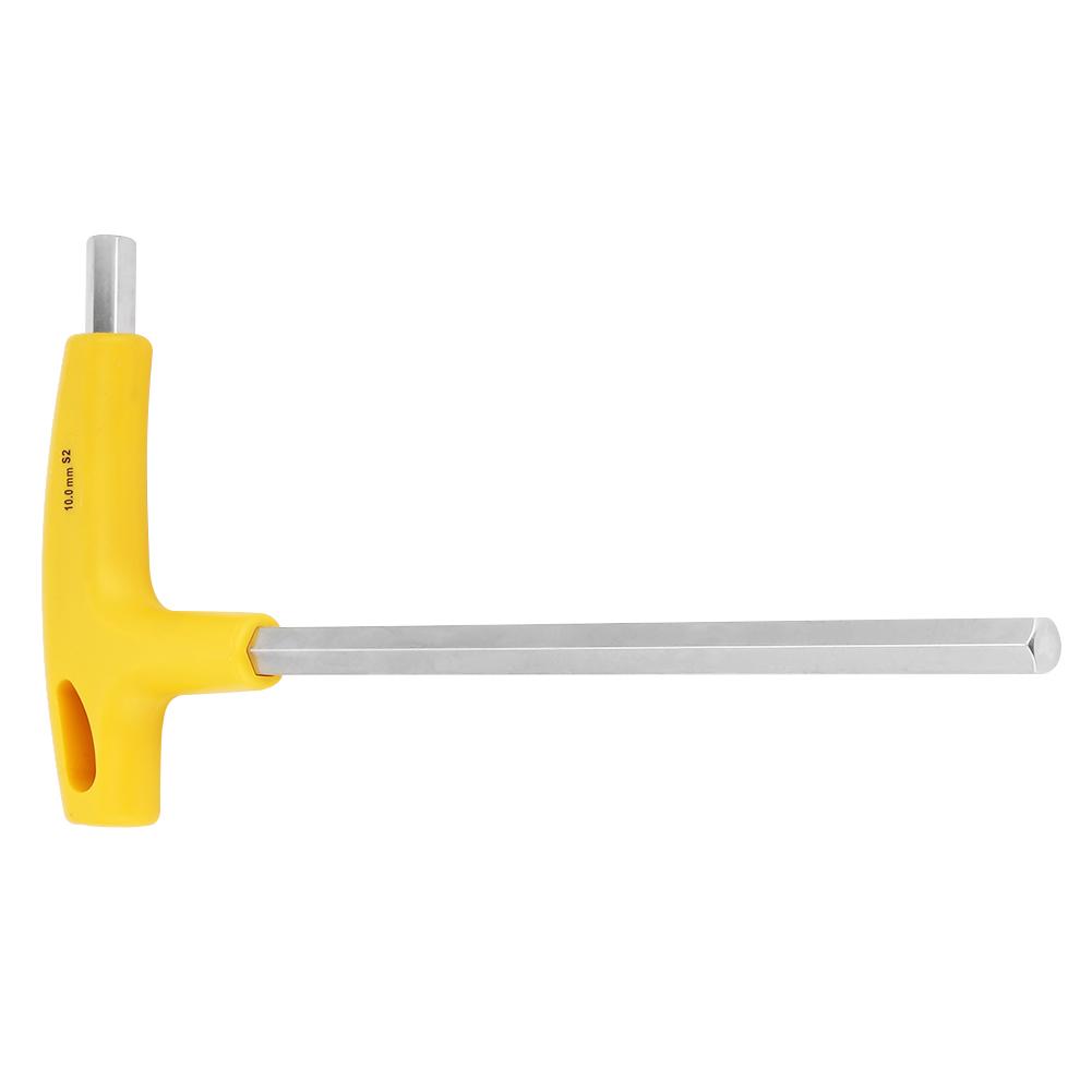 10mm Metric T handle Hex Wrench Double Ended Long Reach Screw Driver Tool