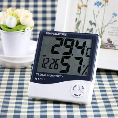 Digitálny LCD teplomer do miestnosti Elektronický merač teploty a vlhkosti Vlhkomer Meteostanica Vnútorný budík