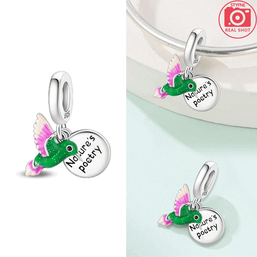 

Pendant Bead Components Woman Cute Authentic Original Copper Metal Charm Bead Components Colored Zircon Cat Elephant Animal Bead Components -A17677